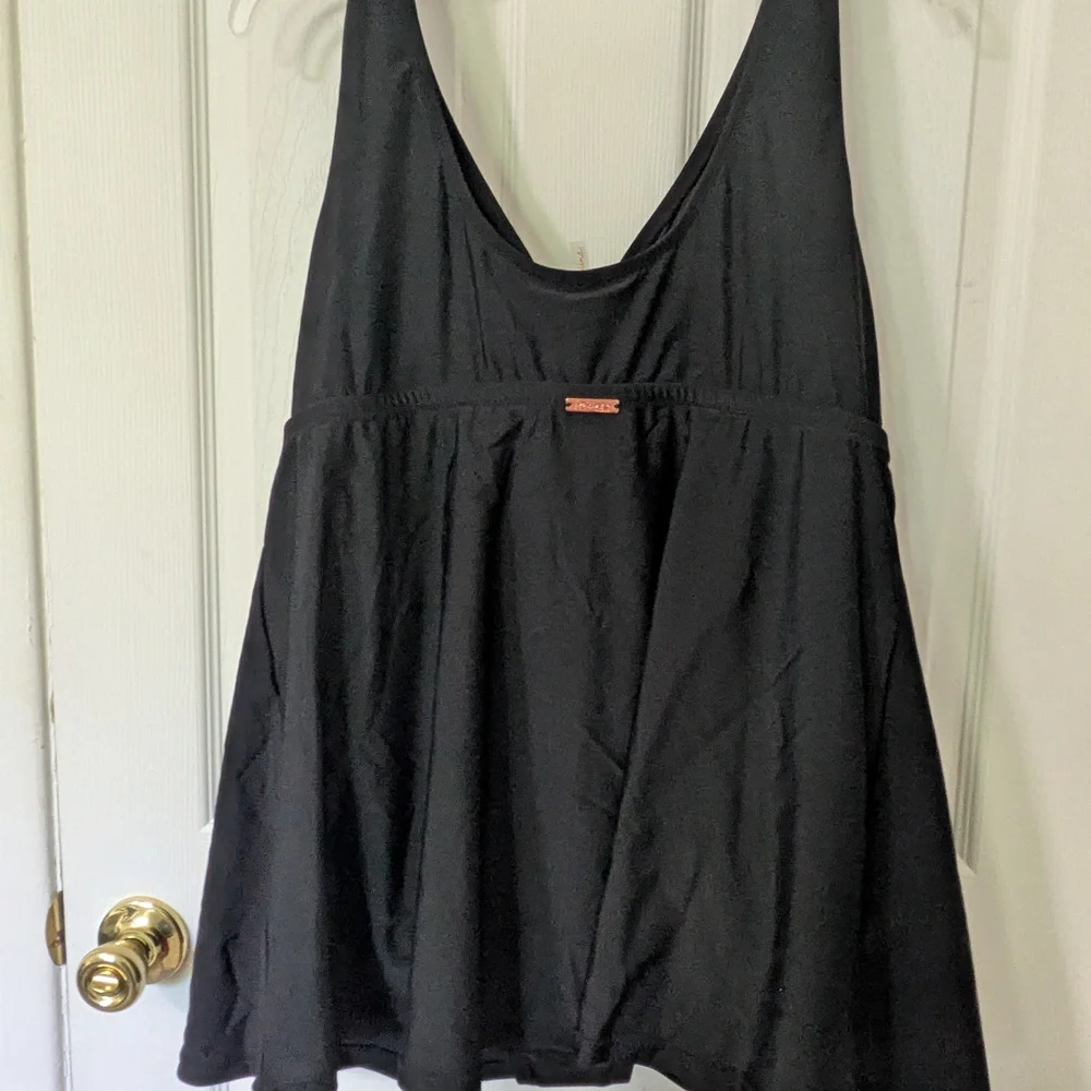 NWT Women's 16W Black Swim Dress - Picture 4 of 6